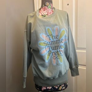 American Eagle AE X The Summer I Turned Pretty Everyday Luxe Graphic Sweatshirt